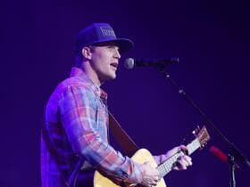 Parker McCollum with Vincent Mason and Logan Ryan Band at Walmart AMP
