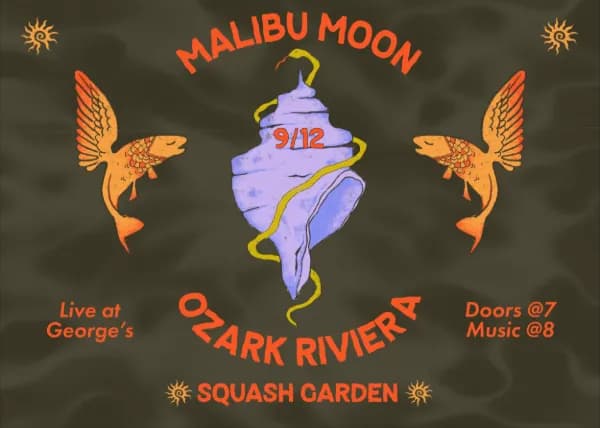 Malibu Moon & Ozark Riviera with Squash Garden at George's Majestic Lounge