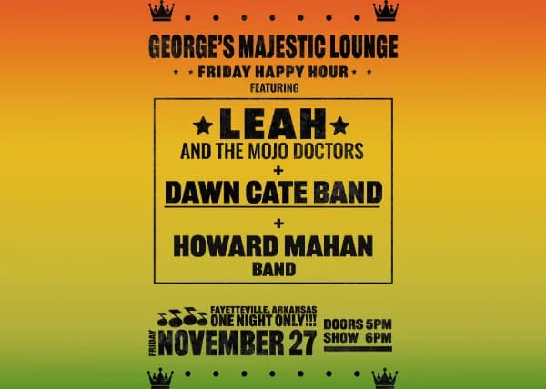 Happy Hour Concert Triple Bill!