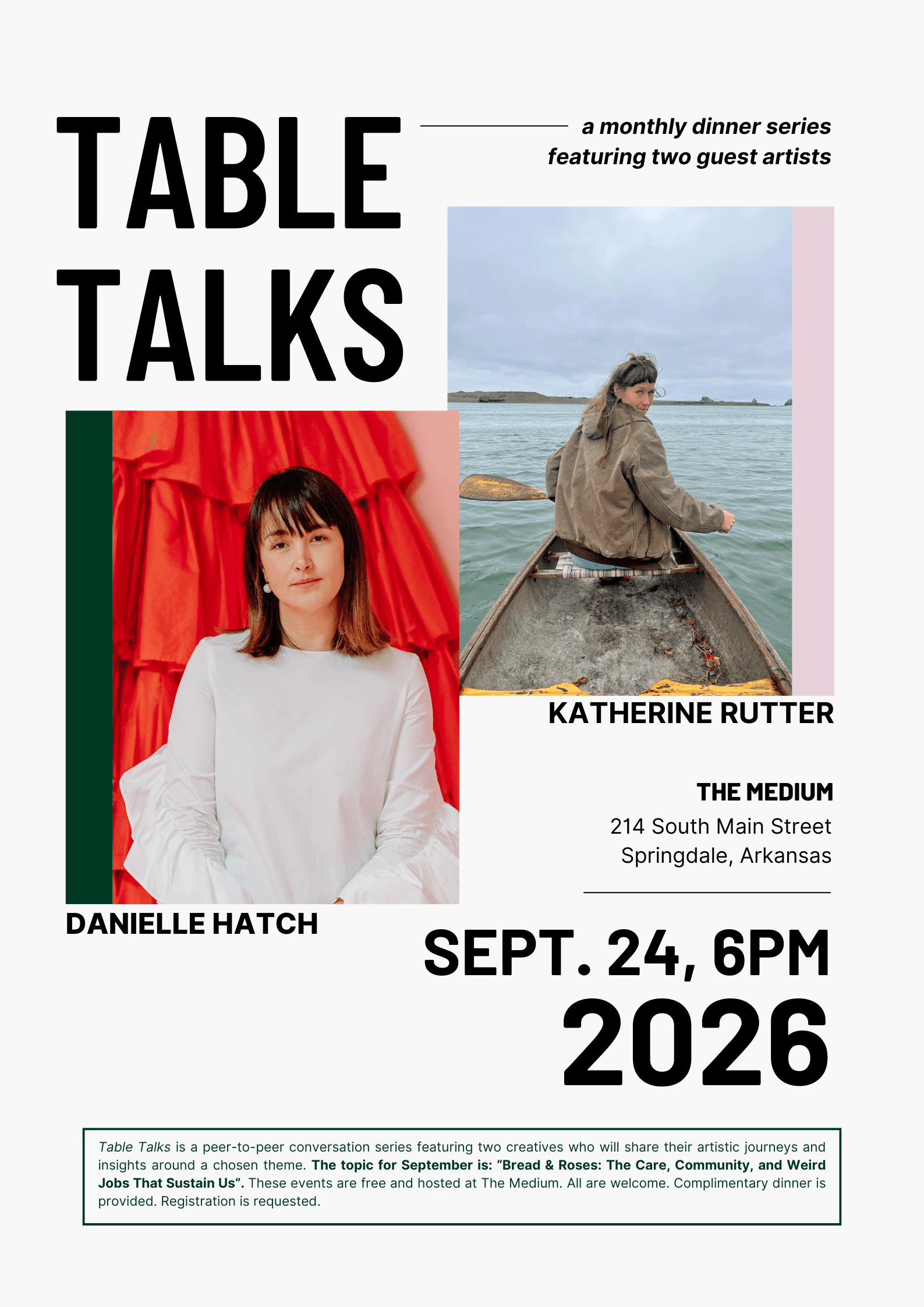 Table Talks: Bread & Roses – The Care, Community, and Weird Jobs That Sustain Us
