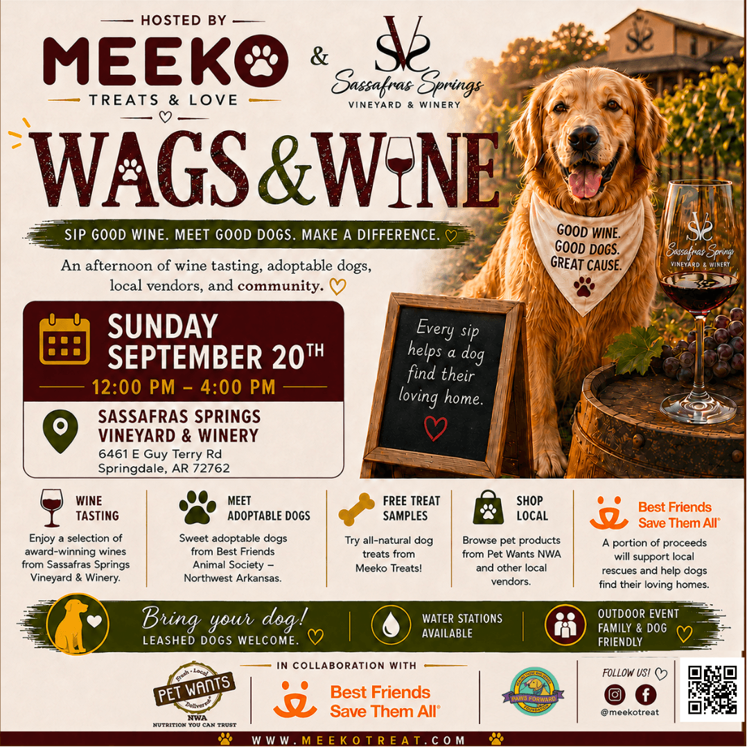 Wags & Wine at Sassafras Springs Vineyard & Winery