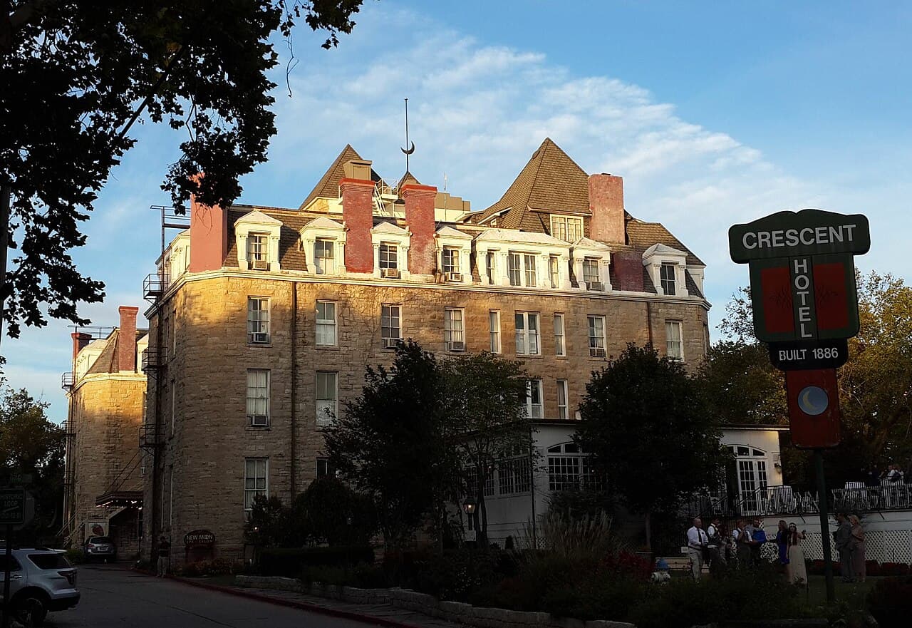 the Crescent Hotel, Eureka Springs, Arkansas